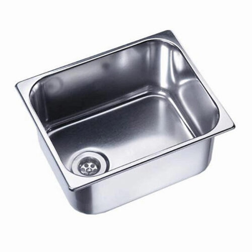 Lavandino ad Incasso in Acciaio Inox con Piletta