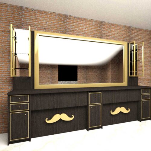 Postazione Barber Gold